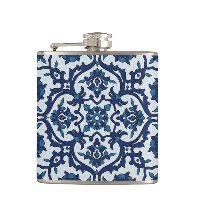 Flasques Azulejos Floral Carrelage Motif (Devant)