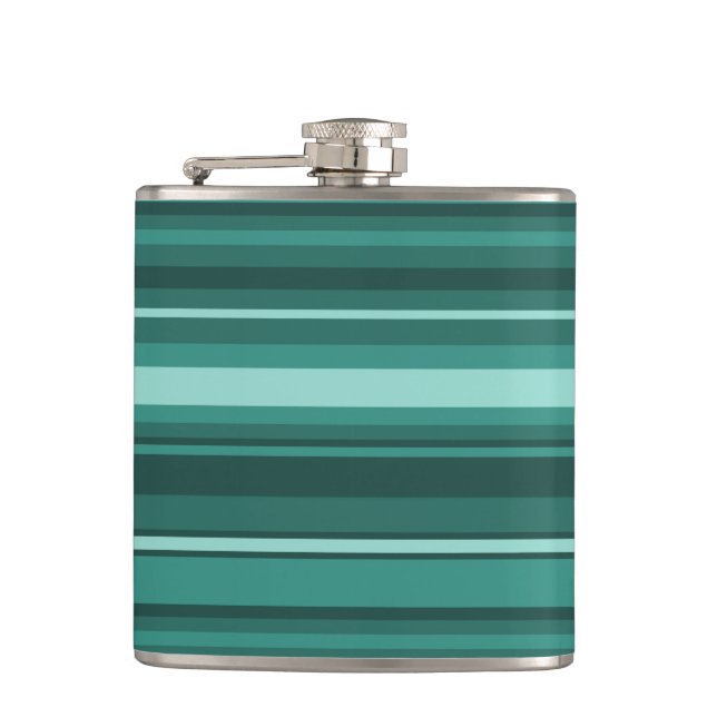 Flasques Bandes turquoises (Devant)