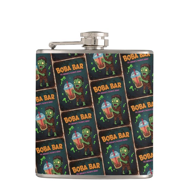 Flasques Bar à Boba – La boisson préférée des morts-vivants (Devant)
