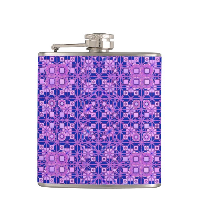Flasques Batik tribal - nuances de pourpre (Devant)