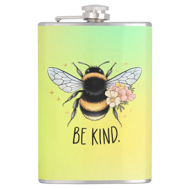 Flasques Be Kind Honey Bee Clipart-57650 (Devant)