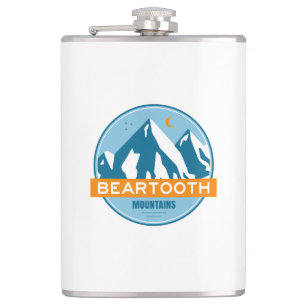Flasques Beartooth Mountains Montana Wyoming