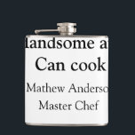 Flasques Beau et peut cuisiner ajouter nom master chef date<br><div class="desc">conception</div>