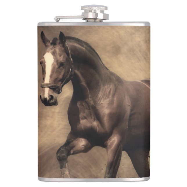 Flasques Beautiful horse throw pillow (Devant)