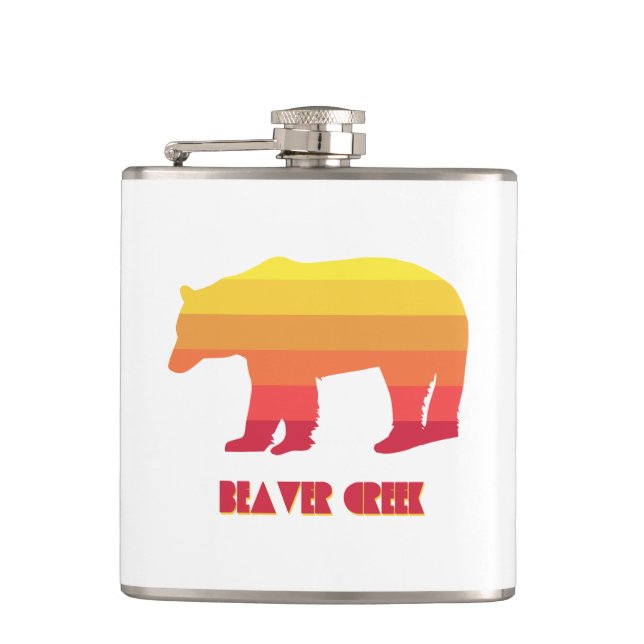 Flasques Beaver Creek Colorado Ours arc-en-ciel (Devant)