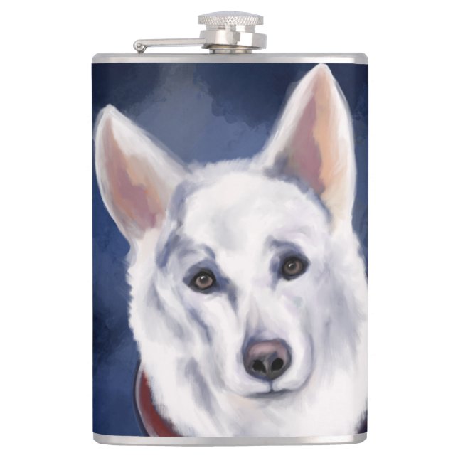 FLASQUES BERGER BLANC ALLEMAND (Devant)
