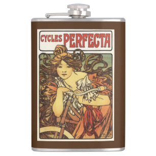 Flasques Bicyclettes de Perfecta avec le courrier de