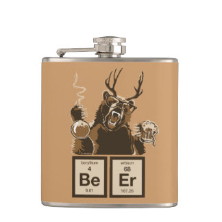 Flasques Bière découverte par ours de chimie