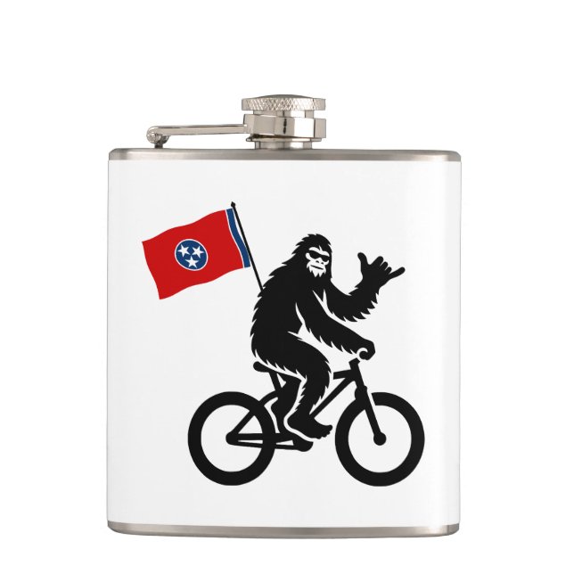 Flasques Bigfoot Cyclisme Drapeau du Tennessee (Devant)