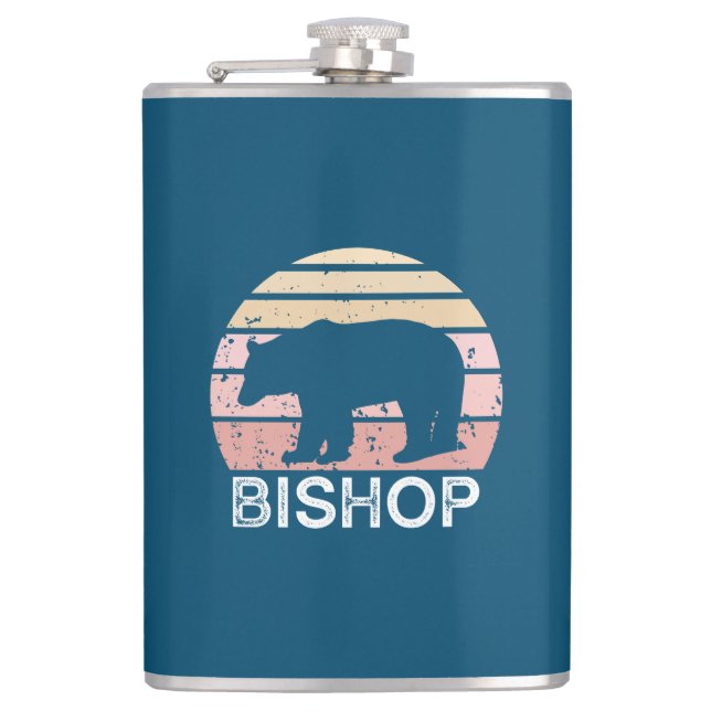 Flasques Bishop California Retro Bear (Devant)