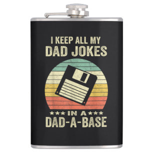 Flasques Blagues drôles de papa pour hommes dans dad-a-Base