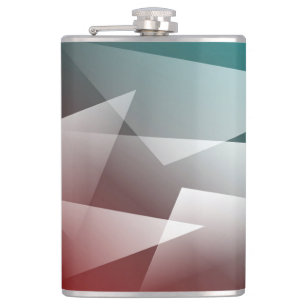Flasques blanc bordeaux turquoise