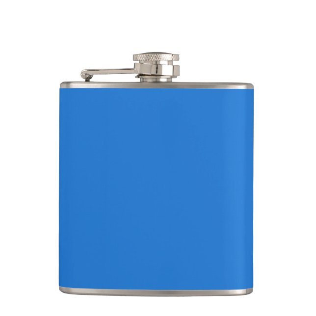 Flasques Bleu bleu marine brillant (couleur solide) (Devant)