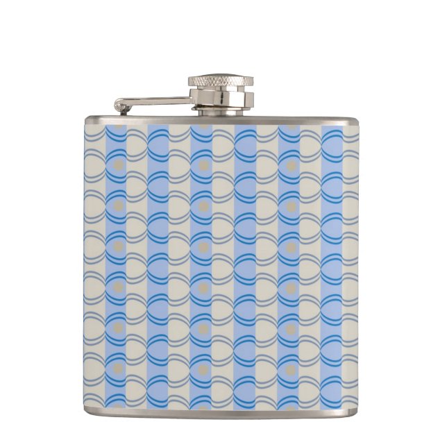 Flasques Bleu courant Tan de Candystripe (Devant)