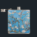 Flasques Bleu Vincent van Gogh Art Peinture<br><div class="desc">Vincent van Gogh (Néerlandais, 1853 - 1890) Almond Blossom, 1890, Huile sur toile Non encadré : 73, 3 cm x 92, 4 cm Vincent van Gogh peint cette vie morte de fleurs d'amandiers contre un ciel bleu pour son neveu nouveau-né qui a été nommé d'après lui. L'amandier est un symbole...</div>