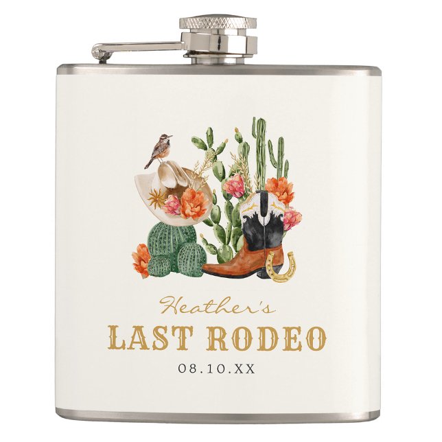 Flasques Boho Western (Western Theme Boho Flask by Painted Paperie
)