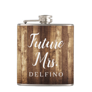 Flasques Bois rustique et lumières des fées Avenir Mme Mono
