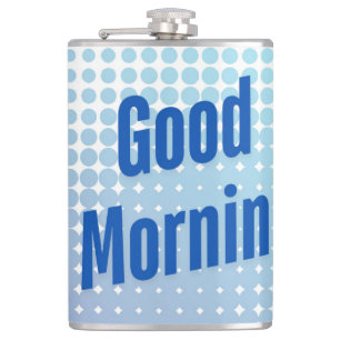 Flasques Bonjour Blue Dots