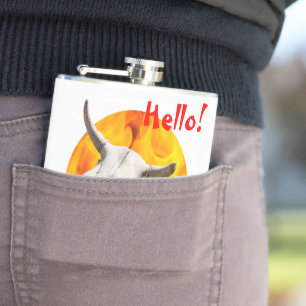 Flasques Bonjour ! Le crâne et le feu de Demon