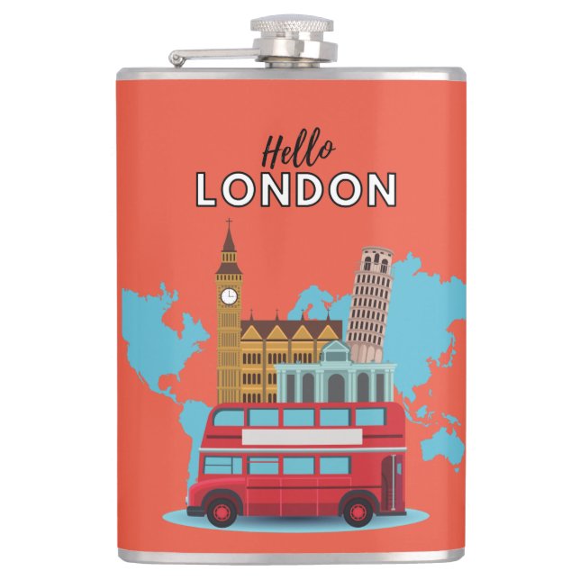 Flasques Bonjour London Flask (Devant)