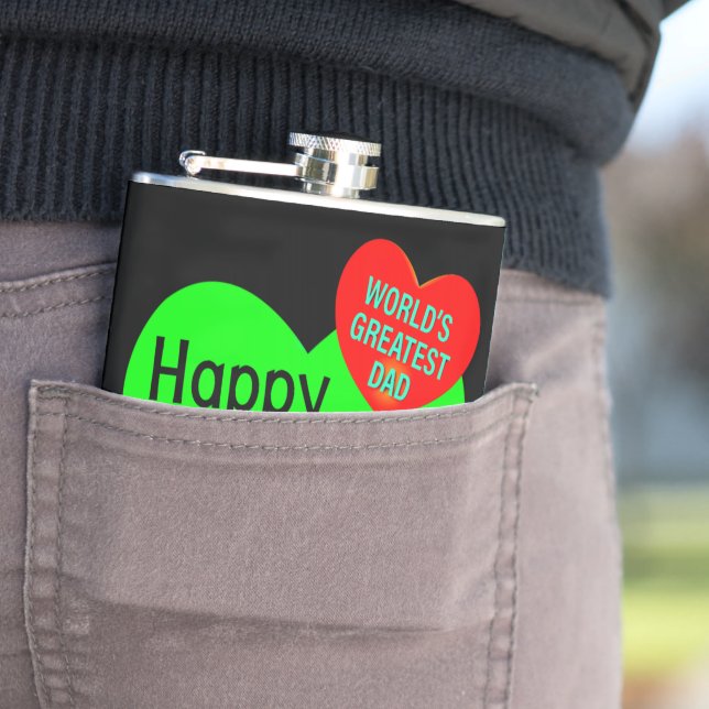 Flasques Bonne Fête des pères Amour (En situation)