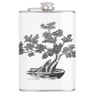 Flasques Bonsai - Style Chinois - noir et blanc