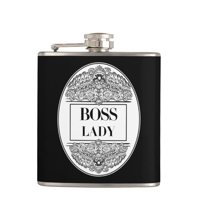 Flasques Boss Lady - Élégante autonomisation (Devant)