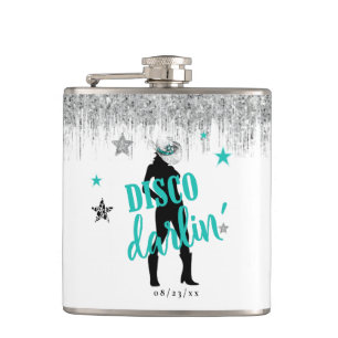 Flasques Bottes 'n Bling Disco Darlin' Turquoise ID925 