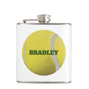 Flasques Boule de Tennis Jaune Personnalisée