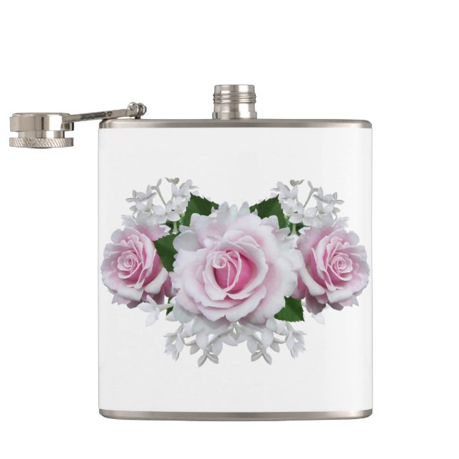 Flasques Bouquet rose (Ouvert)