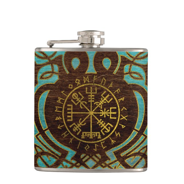 Flasques Boussole de navigation de Vegvisir - de Viking (Devant)