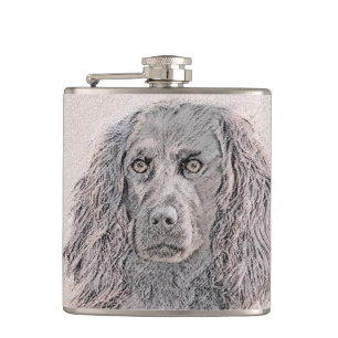 Flasques Boykin Spaniel Paining - Cute Original Dog Art