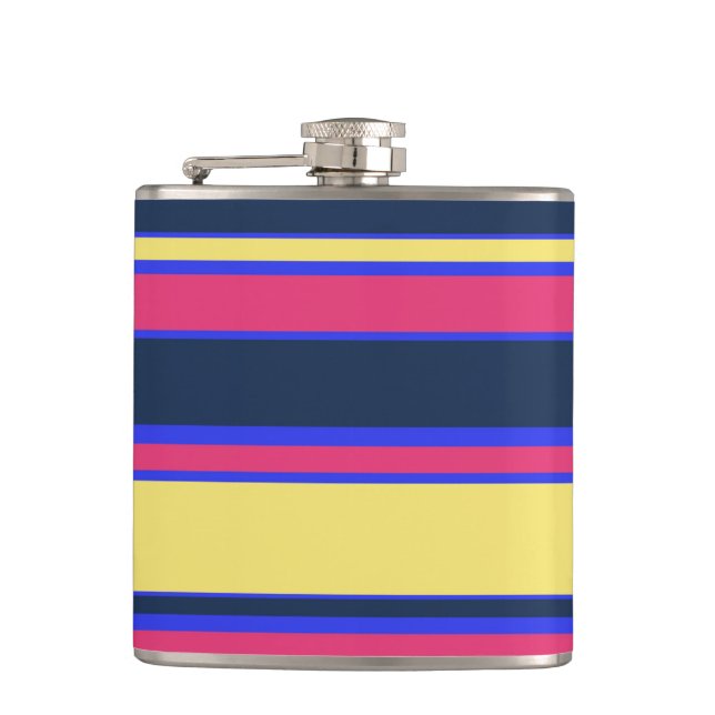 Flasques Brayures rose, jaune et bleue (Devant)