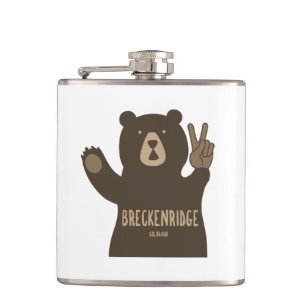 Flasques Breckenridge Colorado Ours de Paix