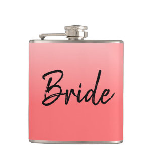 Flasques Bride rose et noire