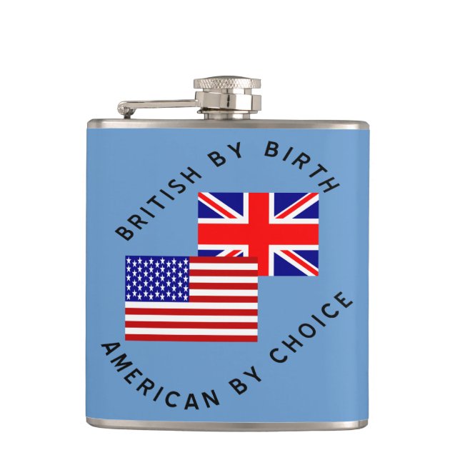 Flasques Britannique de naissance, Américain par choix, Tex (Devant)