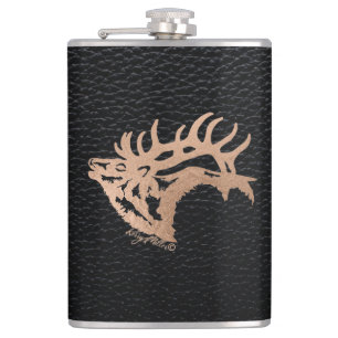 Flasques Brouillonnement Bull Elk