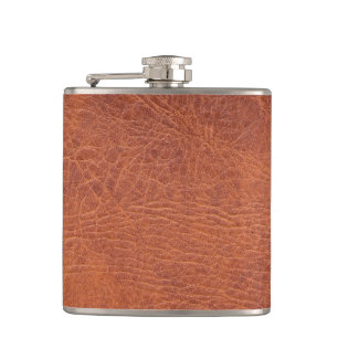 Flasques Brown leather
