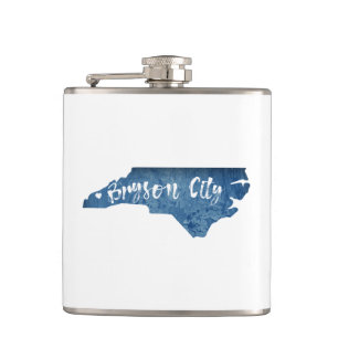Flasques Bryson City Caroline du Nord Grain de bois