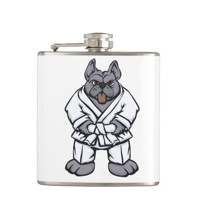 Flasques Bulldog jiu jitsu choose backgror (Devant)