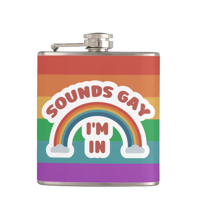 Flasques Ça a l'air gay, je suis dans la fierté (Devant)