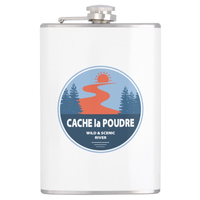 Flasques Cache La Poudre Wild Et Rivière Pittoresque (Devant)