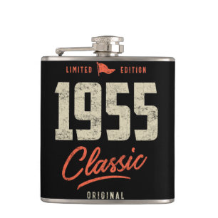 Flasques Cadeau classique d'anniversaire 1955