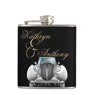 Flasques Cadeau classique Gatsby Deco Mariage Groom