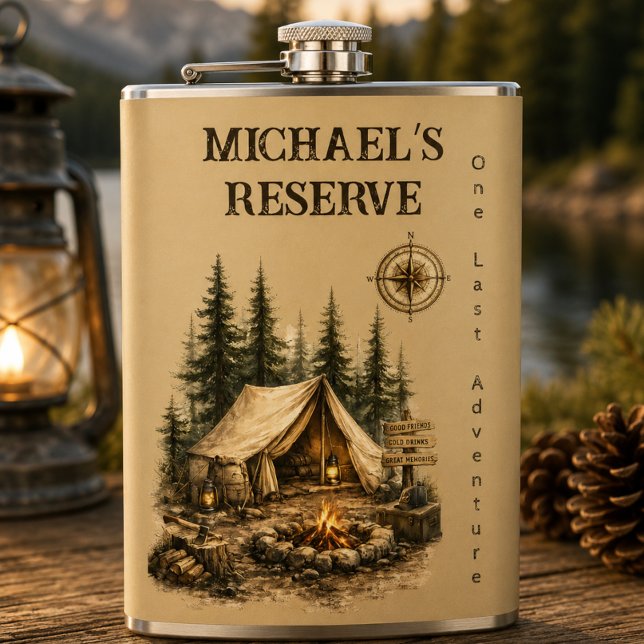 Flasques Cadeau d'aventure de garçon de mariée Whiskey Week (Créateur téléchargé)