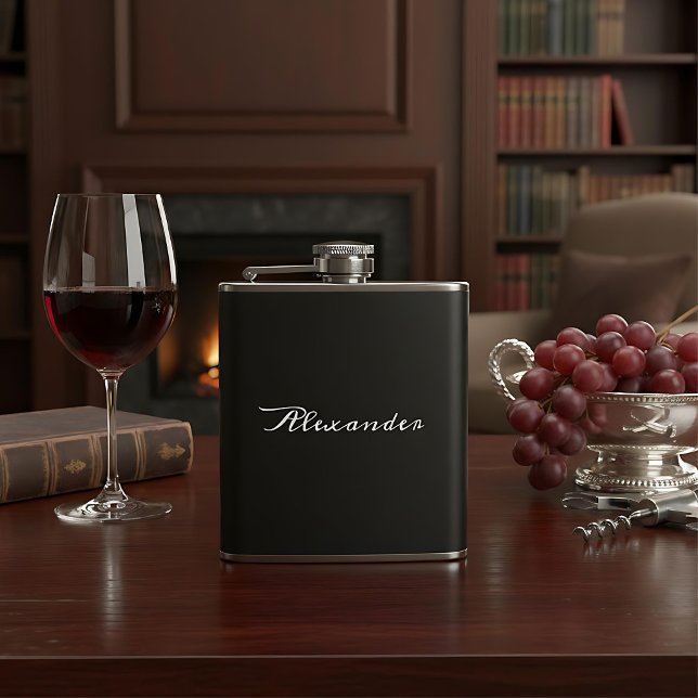 Flasques Cadeau de boisson monogramme personnalisé cadeau p (Créateur téléchargé)