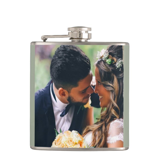 Flasques Cadeau de photo de couples de mariage de (Devant)