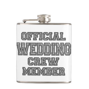 Flasques Cadeau des Groomsmen Flask mariage