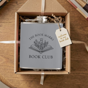 Flasques Cadeau personnalisé au nom du club de lecture