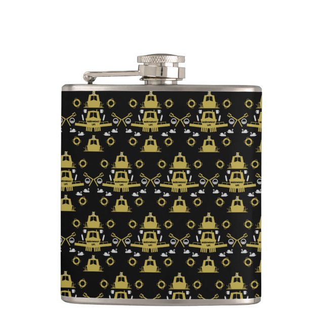 Flasques Cadeaux British Narrowboat (Devant)